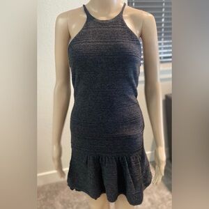 American Eagle Charcoal Gray Strapless Dress